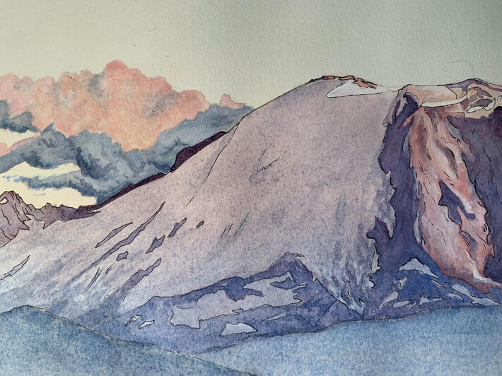 Rainier Sunset (sold)